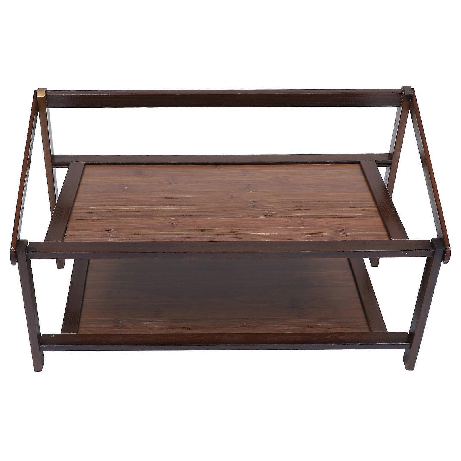 Foldable Shoes Rack Rectangular Household Shoe Shelf Space Saving Design 50X30X23.8CM 1PC