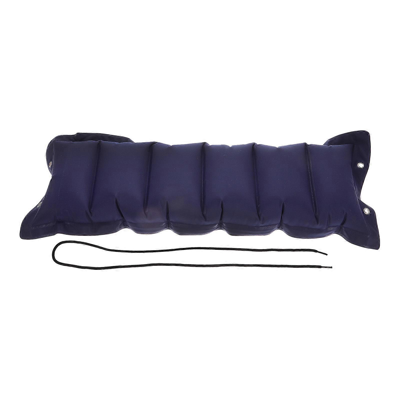 Inflatable Swim Belt with Buckle for Adults Adjustable PVC Canvas Floating Waist Belt for Swimming Use