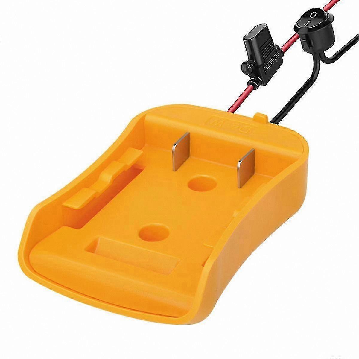 20V Battery Power Wheel Adapter with Fuse for 20V DCB206 Compatibility