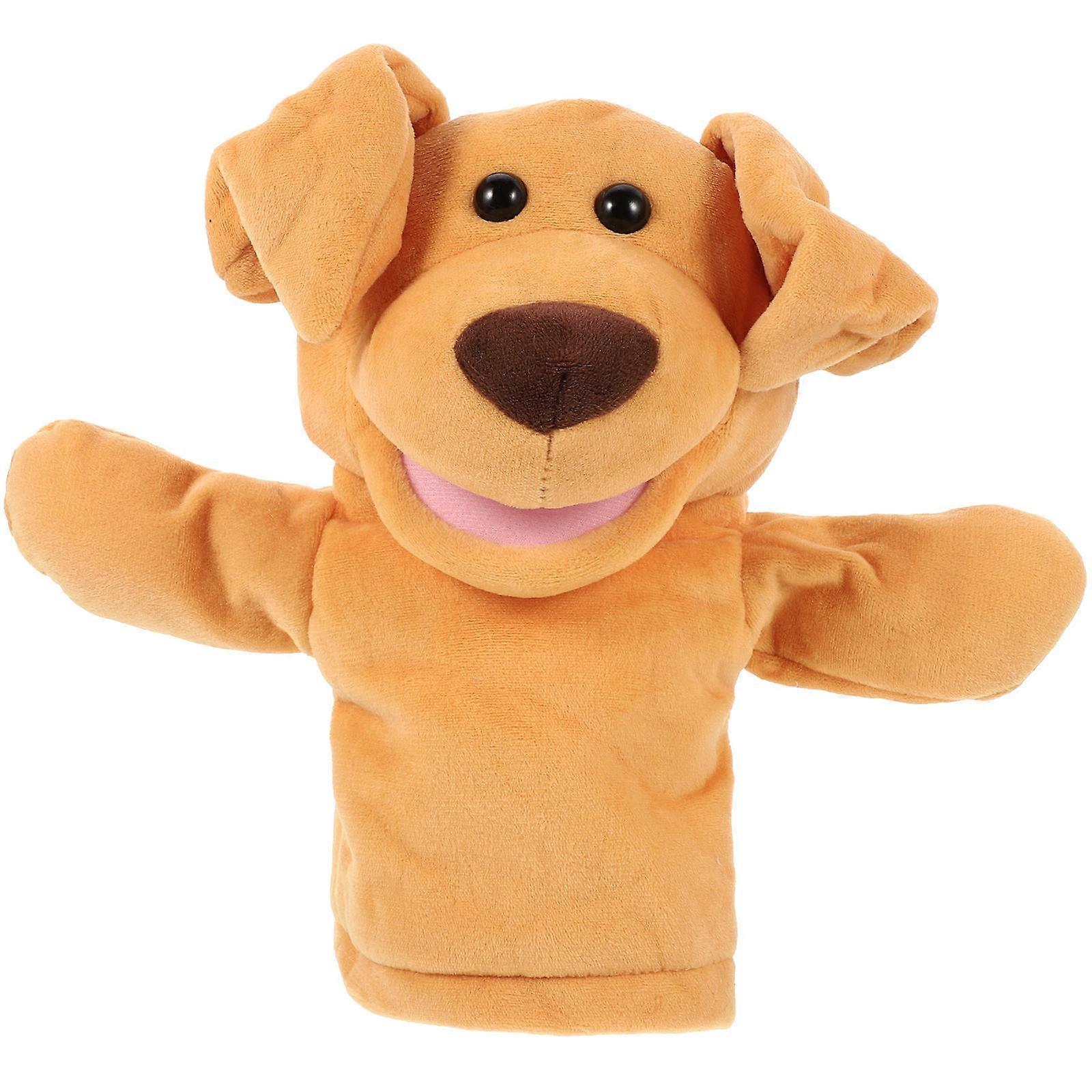 Comfortable Dog Hand Puppet For Children Story Telling Playtime 28X25X13CM 1Pack