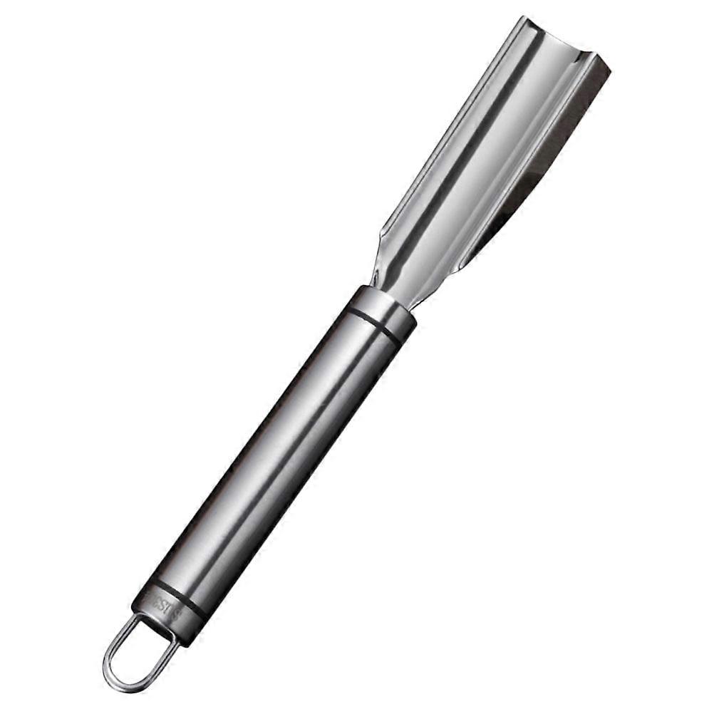 Multi Functional Fruit and Vegetable Tool Stainless Steel Kitchen Use Silver 7 inch