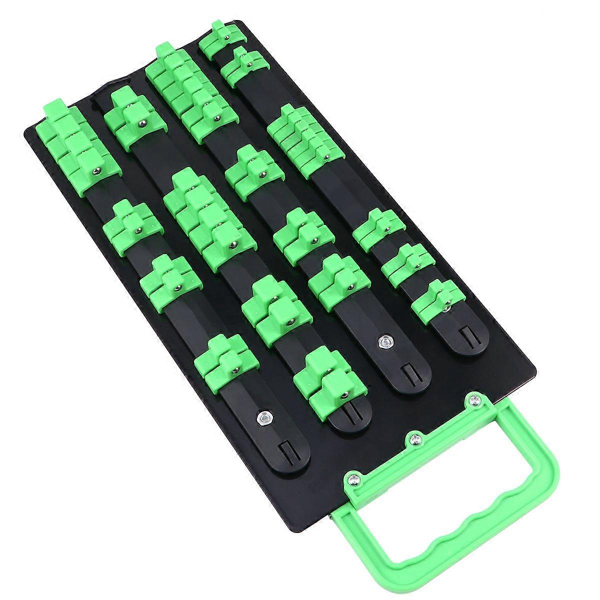 Lightweight Portable Socket Wrench Holder Storage Rack for Home and Garage Organization