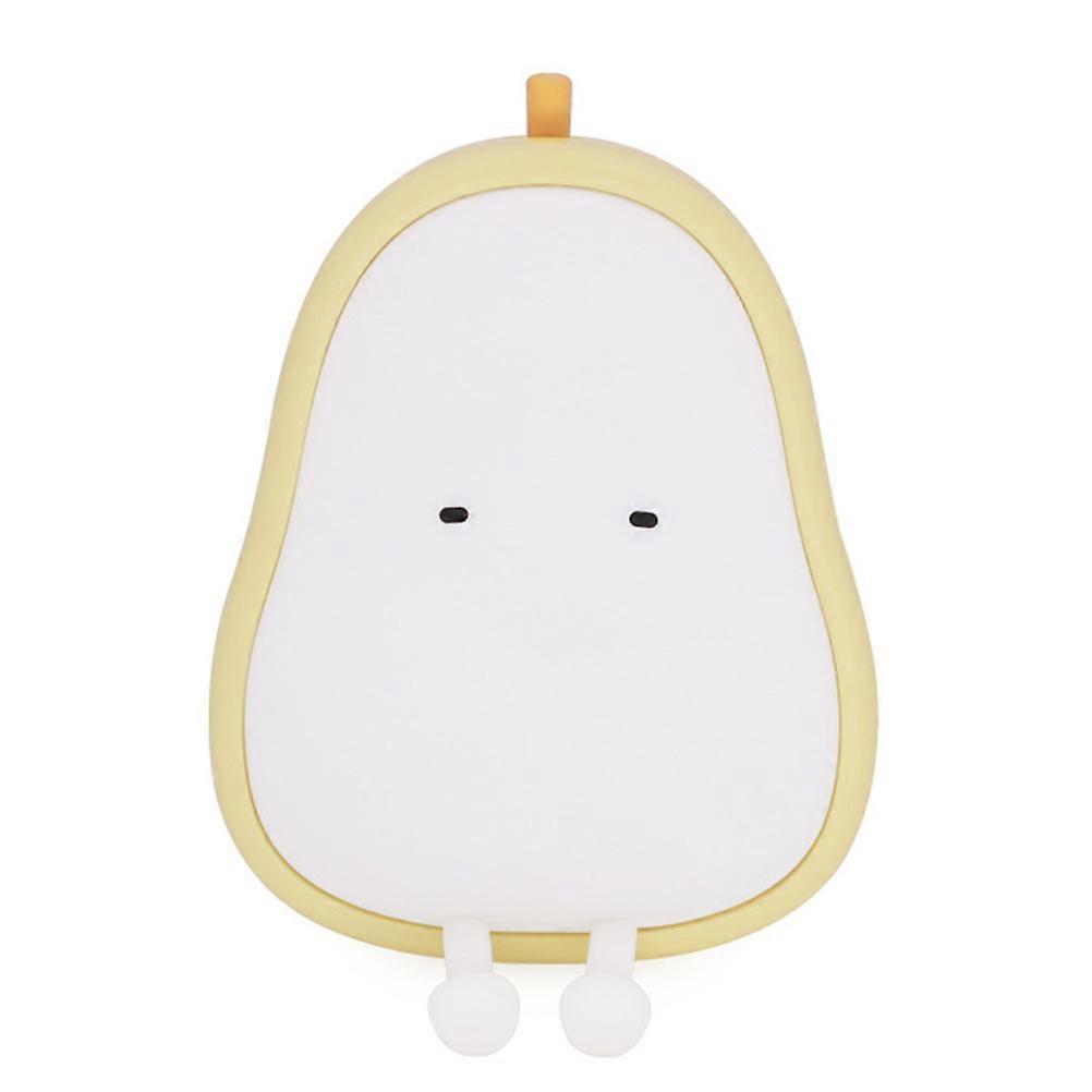 Rechargeable Pear-Shaped Night Lamp With Unique Modeling For Bedtime Use 12.5X9Cm 1Pcs