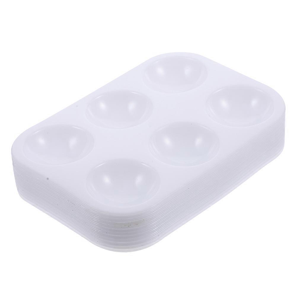 Compact White PP Plastic Watercolor Palette for Painting Use with 30 Pcs Lightweight and Durable Design