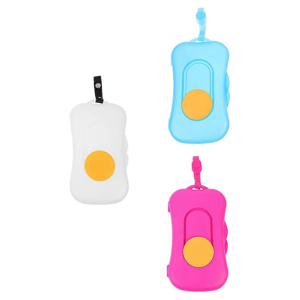 Protection Wipes Holder Travel 3Pcs Lightweight Assorted Color For Parents In Living Room