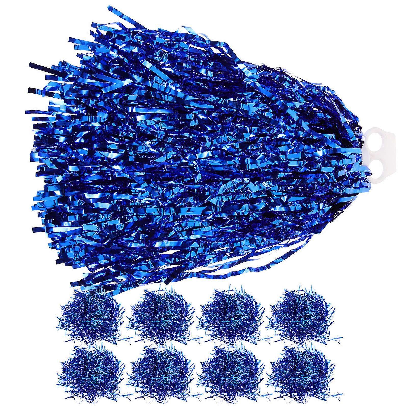 Cheering Props 10Pcs PVC Pompom Handled Cheering Pom For Competitions And Dance Performances