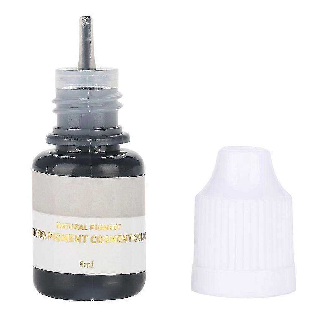 Microblading Pigment Ink Semi Permanent Eyebrow Lips Eye Line Color Black(Eyeline)