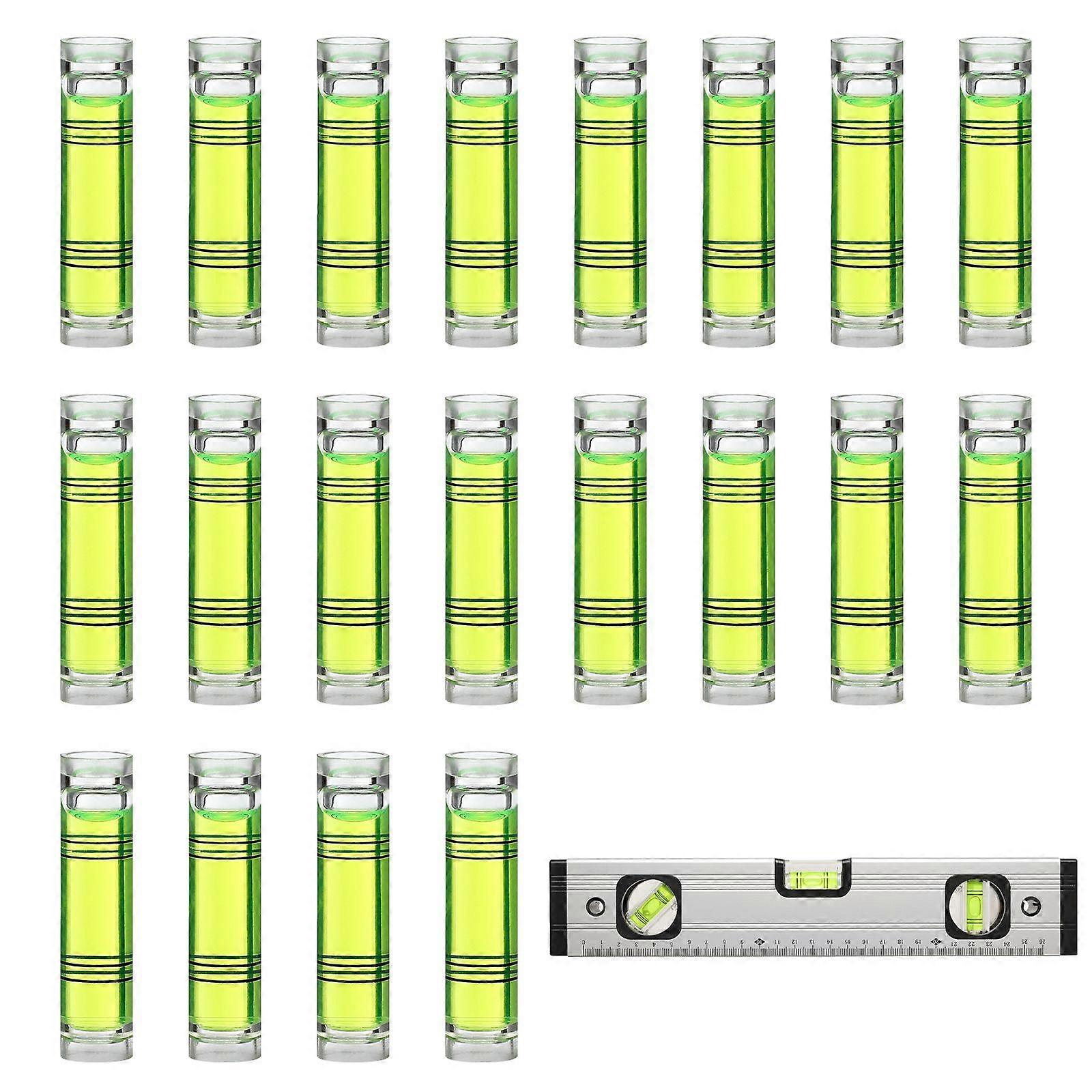 50 Pcs Tiny Horizontal Rulers Small Bubble Levels High Precision Measuring Instruments