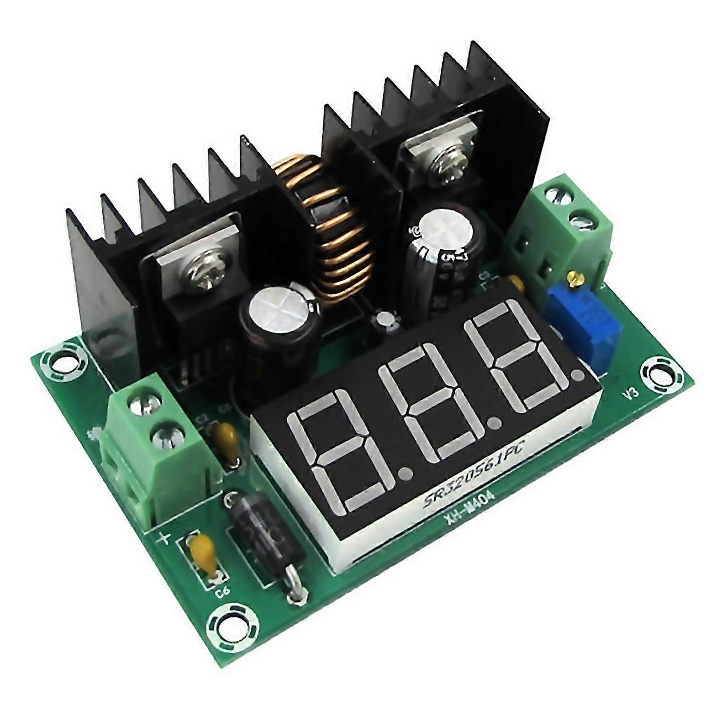 For dc dc stepdown module24v to 12v12v to 5v8a adjustable 12536v output with digital display stepd