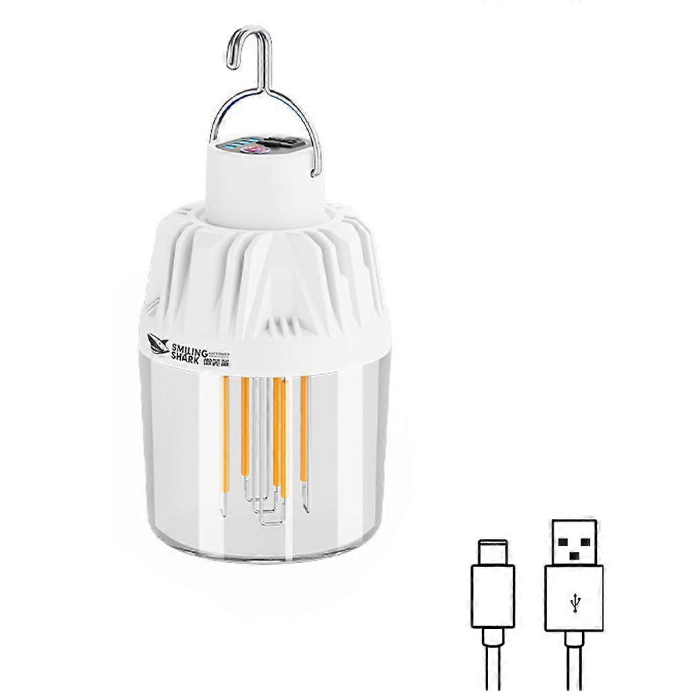 Mini Camping Light with Hooks Ultra Light 60g Portable LED Lantern Waterproof Type C Charging Dual Light Modes for Outdoor
