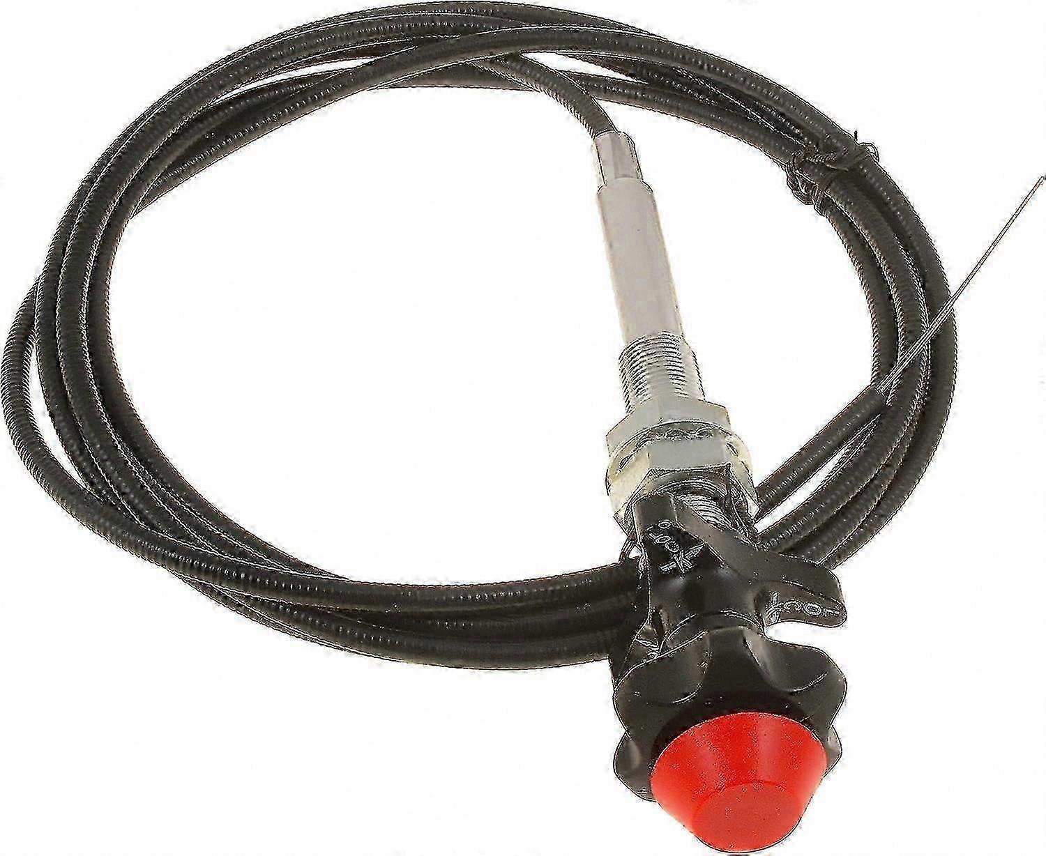 Universal 2-Inch Black Knob Control Cables 32x31.5x6CM for Multi-Purpose Use
