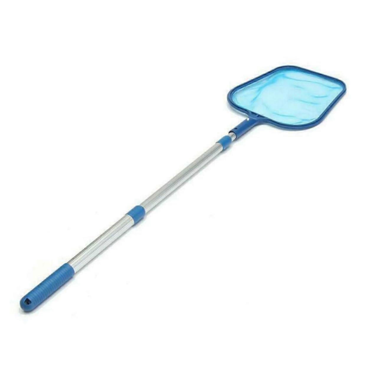 Pool Cleaning Net Swimming Pool Cleaning Set Leaf Net for Pond Flat Water Net 120 cm Tension Rod Efficient Collection Net for Pool and Fountain