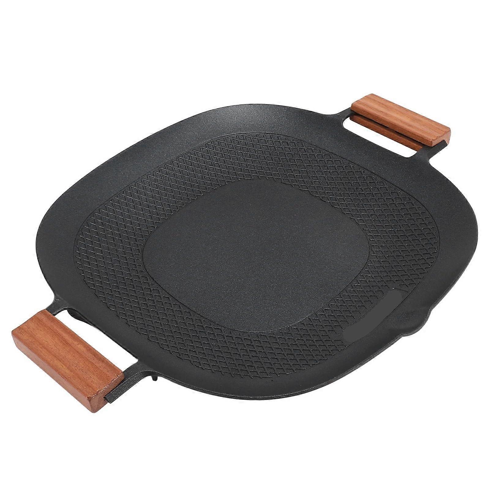 Grill Pan with Nonstick Coating for Fast Heating, Stovetop or BBQ Griddle Cooking