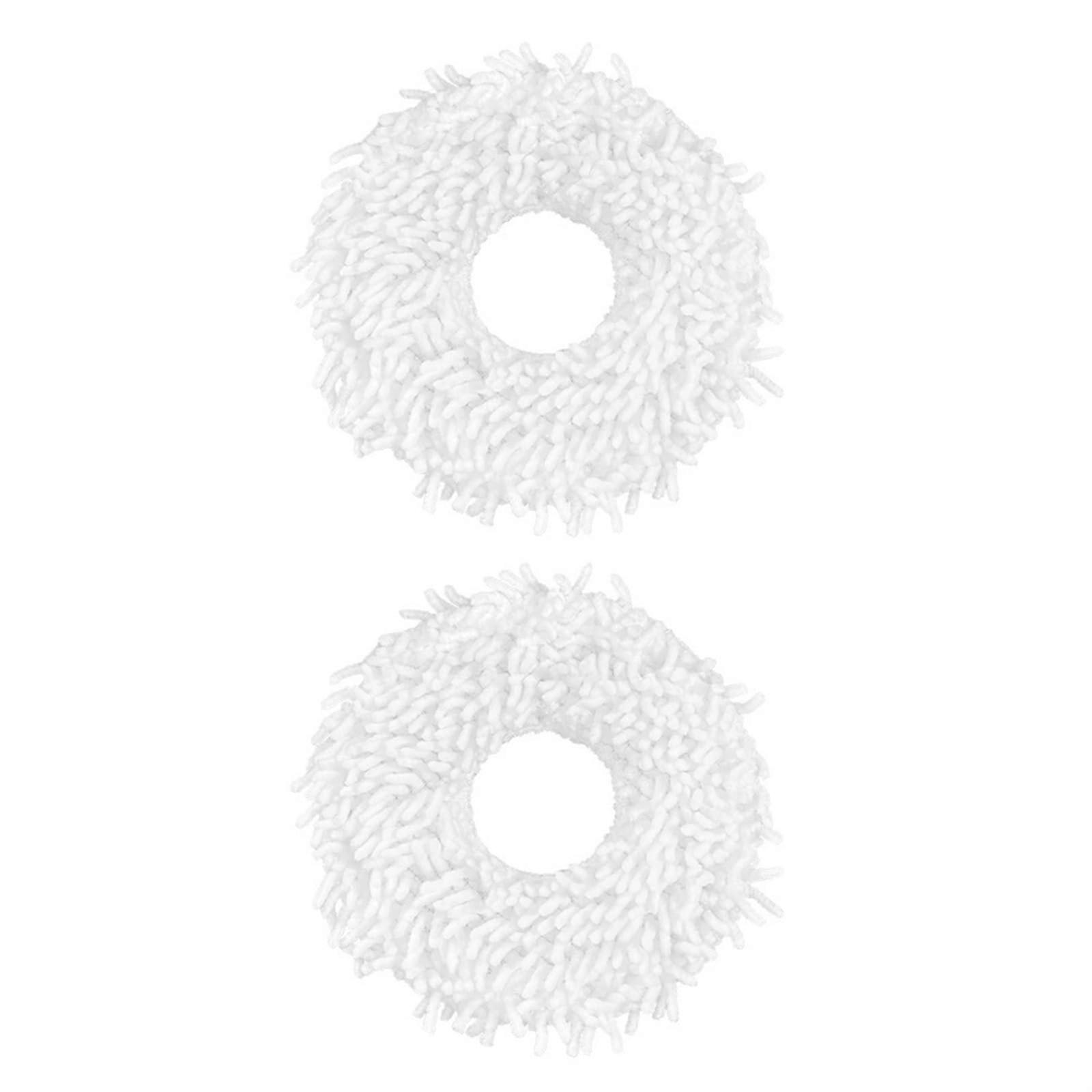 Staubsauger-Mopptuch for Yeedi Station Sweeping Robot, Self-Cleaning Side Brushes, Replacement Cleaning Pads, 2 Mop Pads
