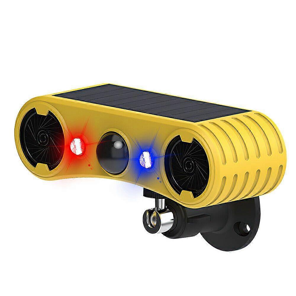 Solar Alarm Light Infrared Motion Sensor Dog Barking Security Alarm 13 Sound