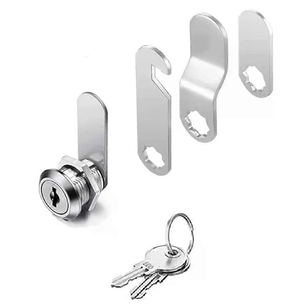 16/30mm Cam Lock Set Door Cabinet Mailbox Drawer Cupboard Locker Zinc Alloy Cylinder Cam Lock With 2 Keys Furniture Hardware