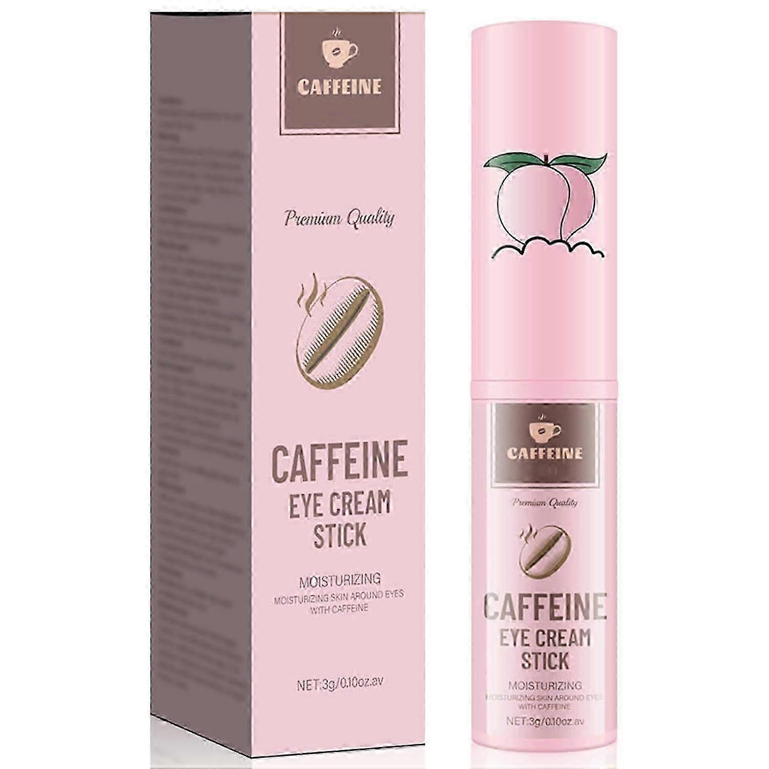 Caffeine Eye Cream Stick  Anti-Aging Solution for Dark Circles, Puffiness & Wrinkles (UK Hydrating Formula)