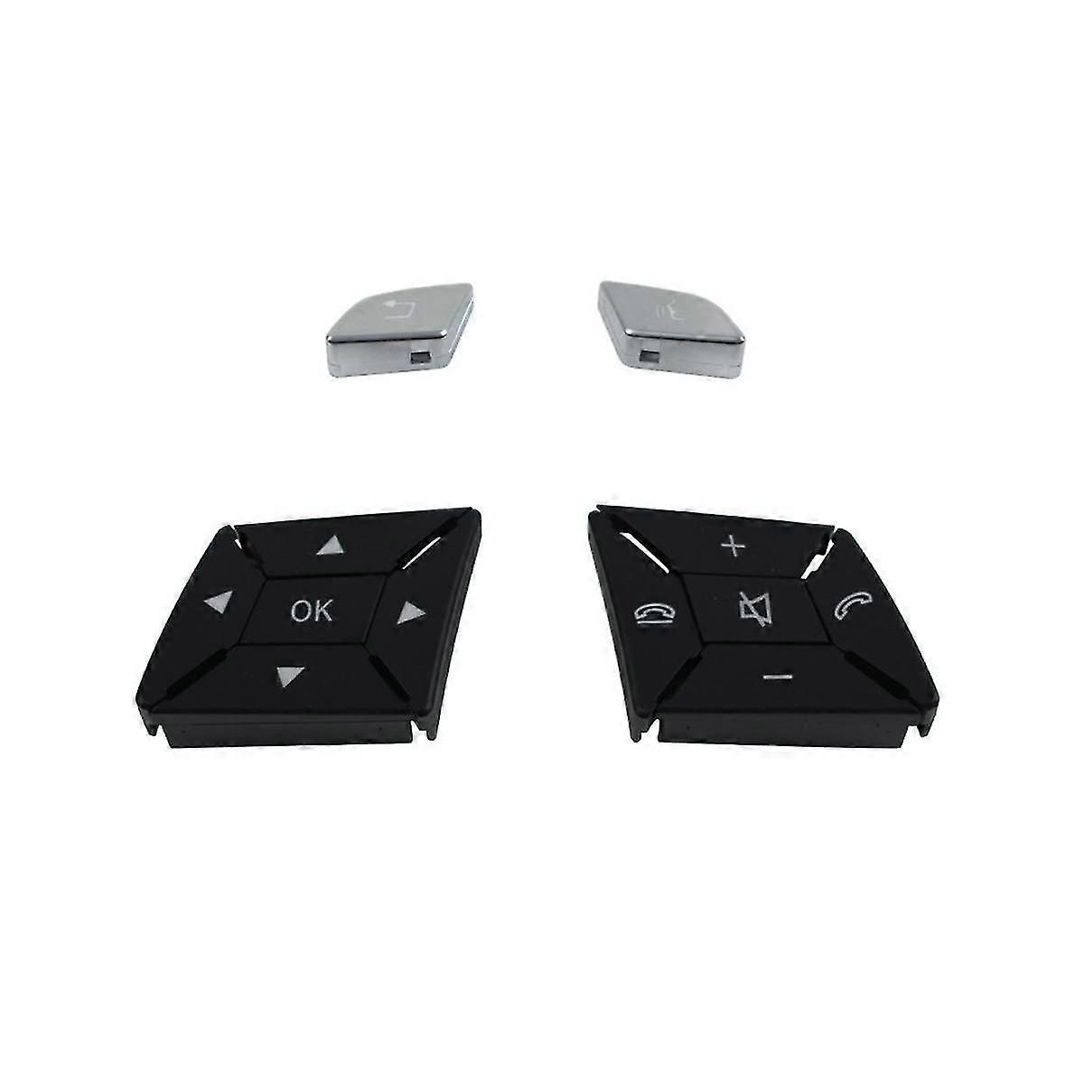 W204 W212 W218 Car Steering Wheel Control Switch Button Cover Volume For C E A Class W156 W246 ,sil