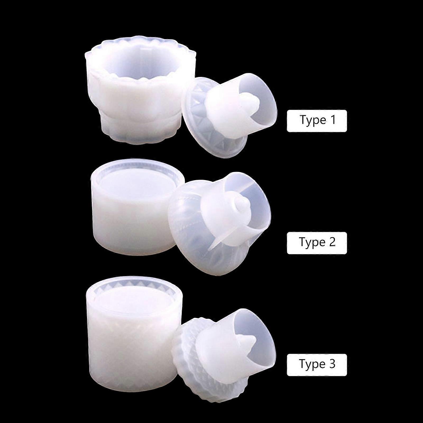 DIY Silikonharz Box Form, weiß, 10x10x13cm, Flexibler Guss