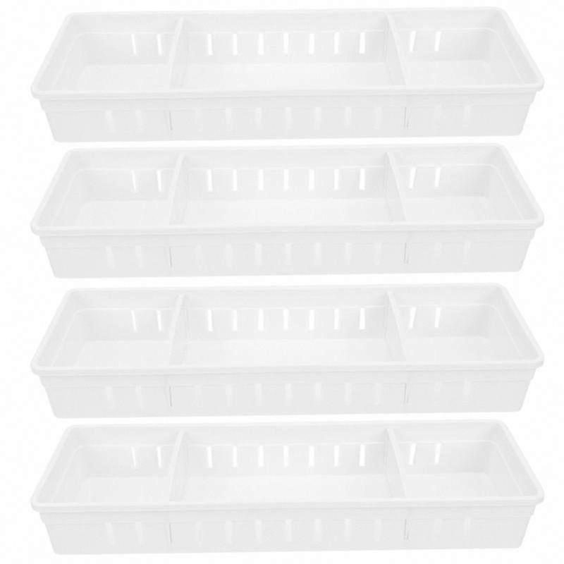 4pcs Drawer Cutlery Box Organizer for Kitchen Utensils Storage