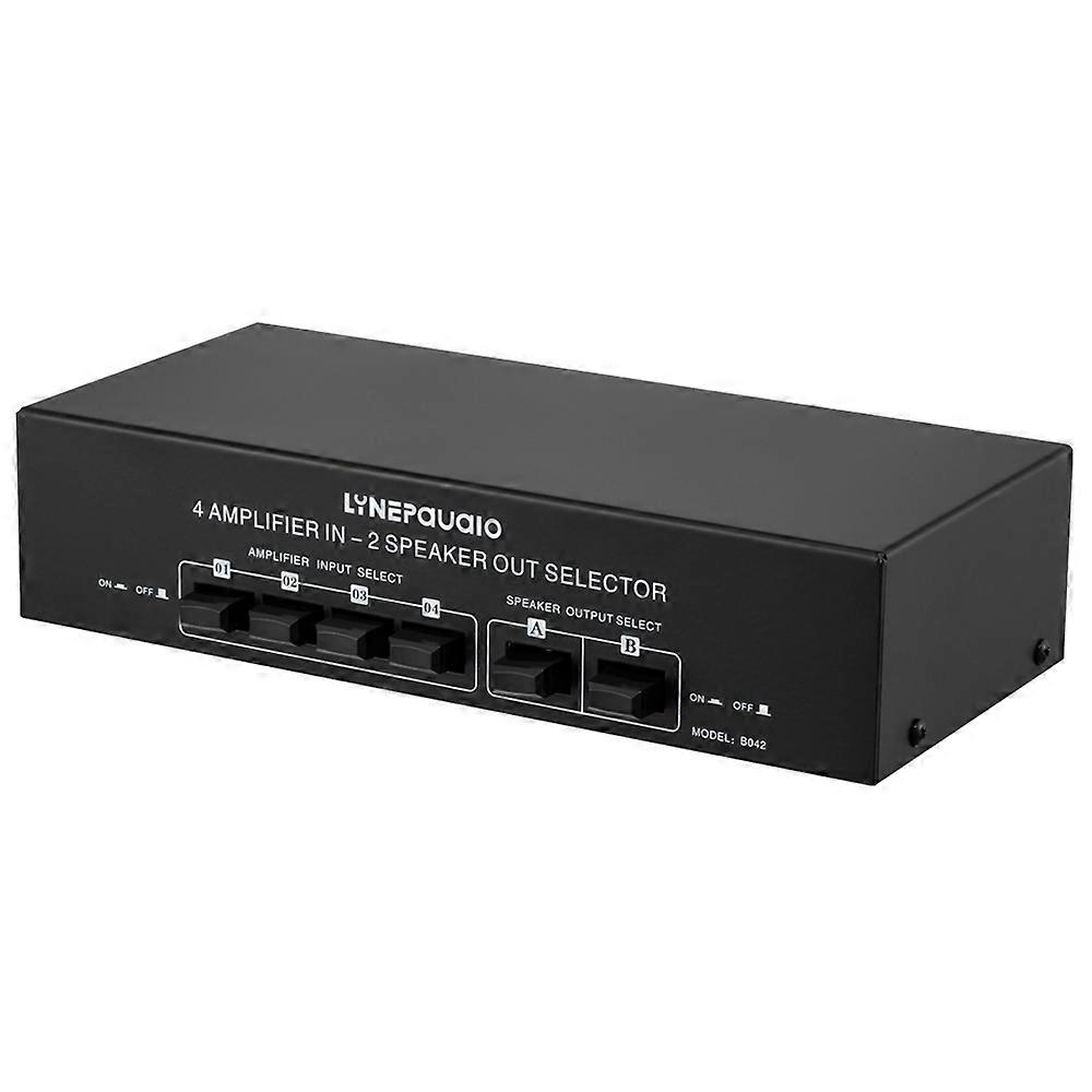 4Input 2 Output Power Amplifier And Speaker Switcher Speaker 4 In 2 Out
