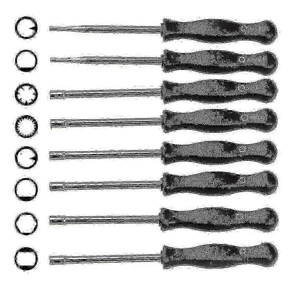 Carburetor Adjustment Tool Set with 8 Screwdrivers for 2-Stroke Engine Tuning