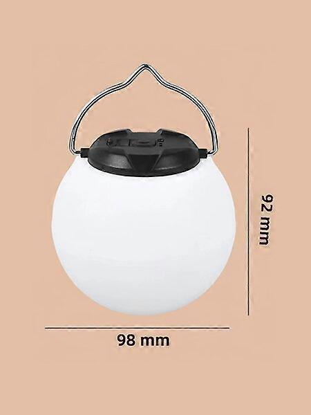 USB rechargeable LED camping light, 134g lightweight and portable, 3 levels of brightness with power indicator