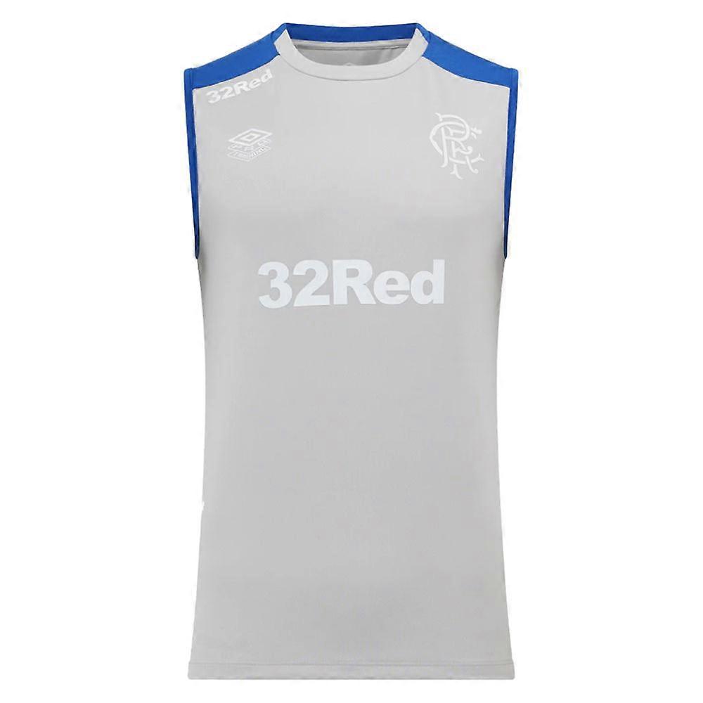 2025-2026 Rangers Pro Training Sleeveless Tee (Grey)