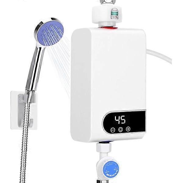 מחמם מים חשמלי מיידי 5500W, מחמם מים מיידי עם מקלחת, מחמם מים ללא מיכל, פנטה