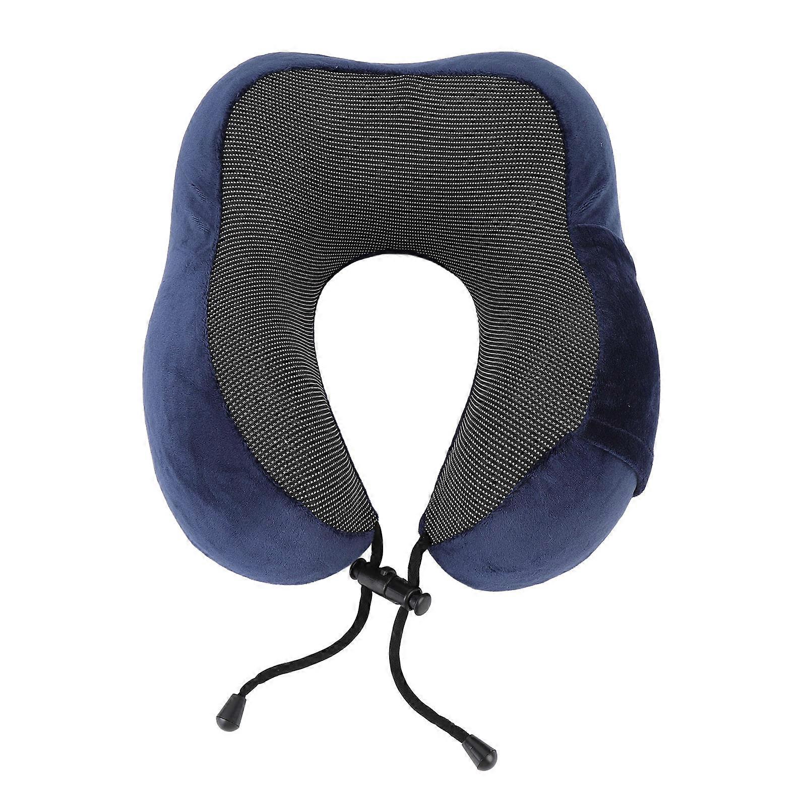 Cuscino per il collo da viaggio Memory Foam Cuscino ergonomico per il collo a forma di U per auto aereo Ufficio pisolino