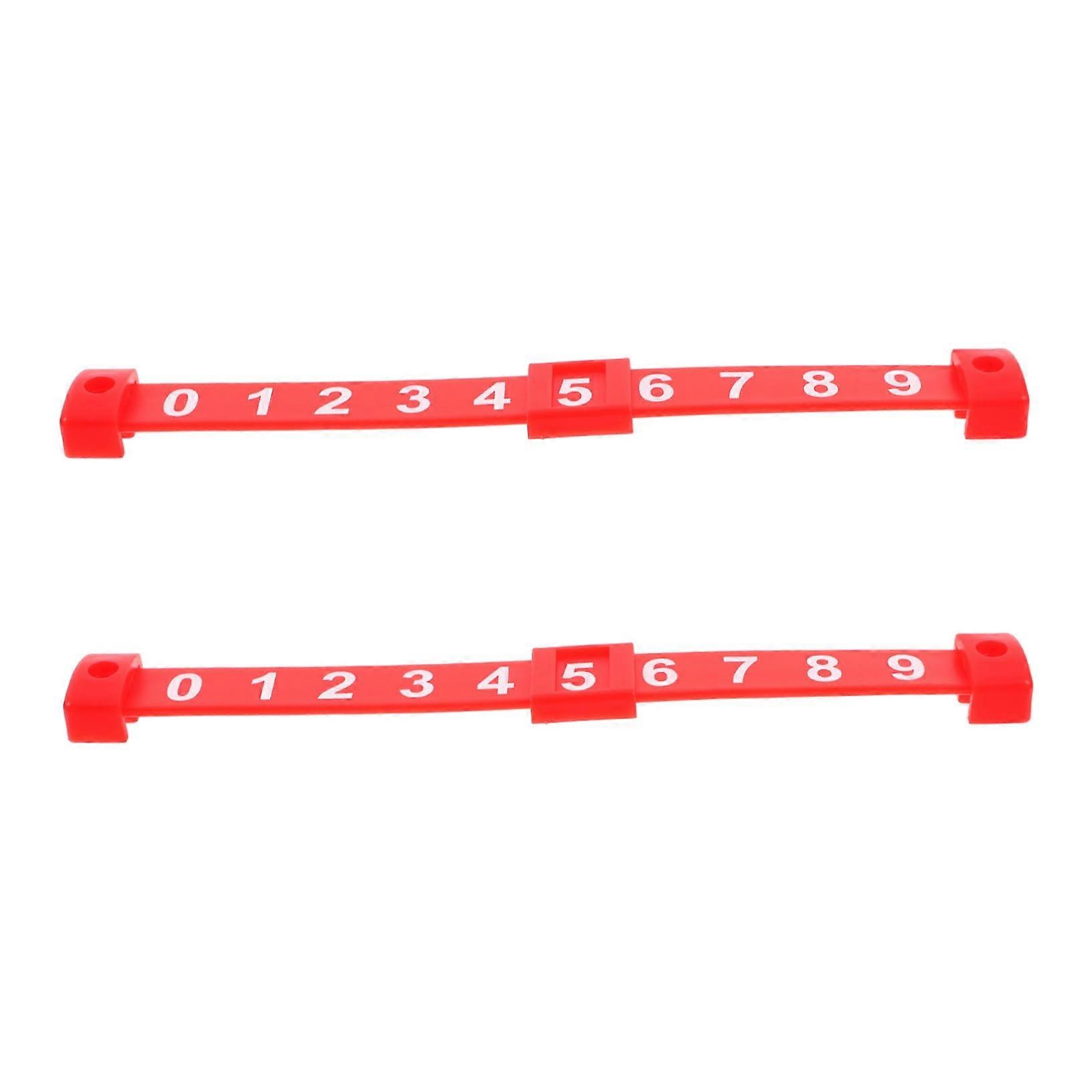 Mini Foosball Score Counter Two-Pack Table Soccer Scorekeeper Football Score Counter Red 18.00 x 2.00 x 1.10 cm