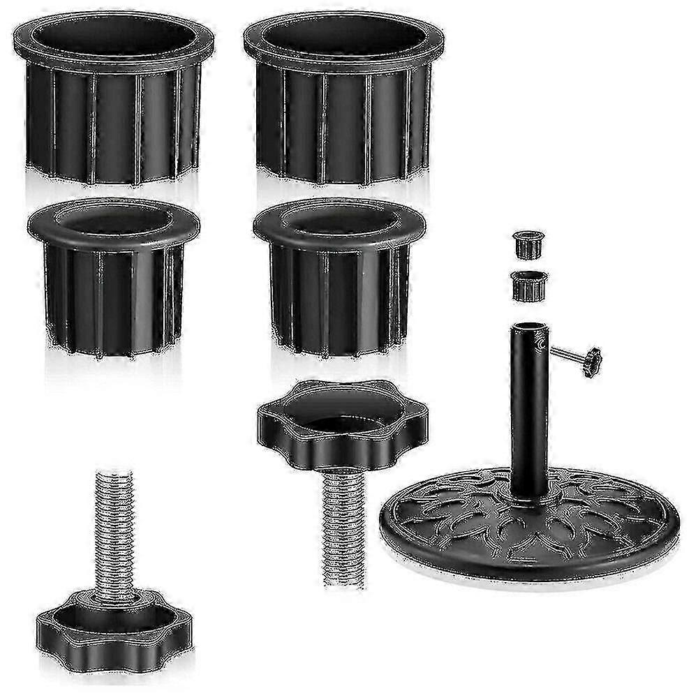 Umbr Base Hole Ring Cap Cap Patio Parasol Spare Batteries Acc - 1set -