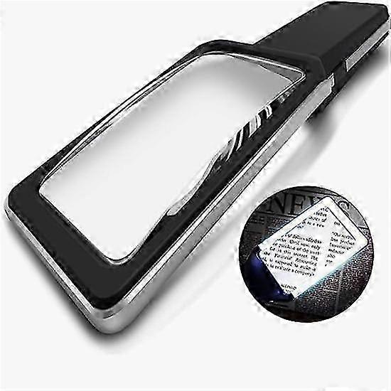 4X Large Magnifying Glass with [Anti-Glare & Fully Dimmable LEDs]-E...