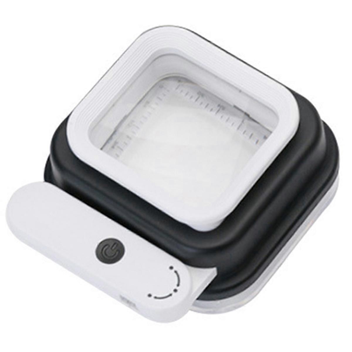 Magnifying Glass with Light Scale 10//15/20x Adjustable Eye Loupe Handheld Portable for Reading Coins Jewelry Stamps Etc