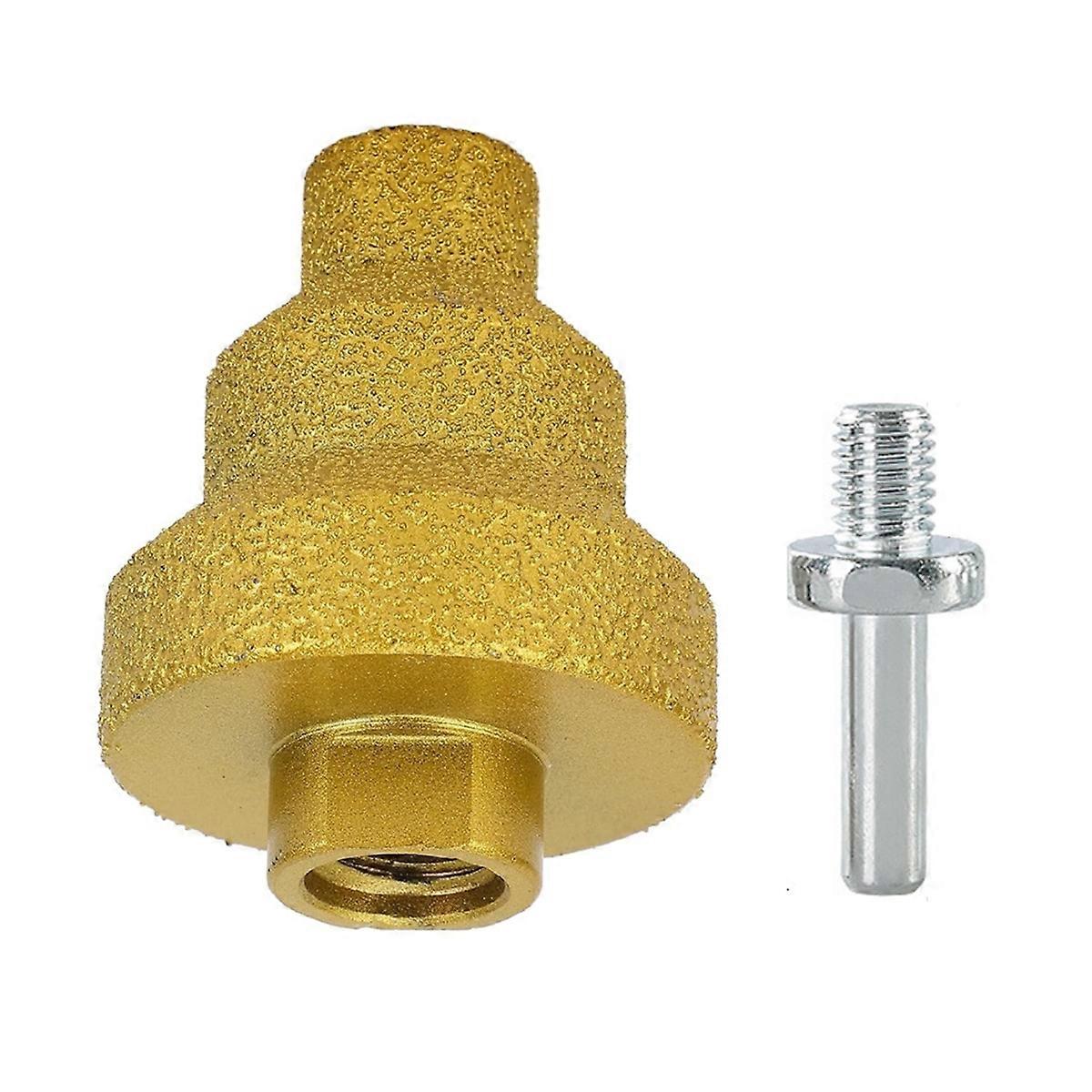 Diamond Core Drill Bit Set,20-35-50mm Stepped Pagoda Design Multi-Layer Conical Hole Opener