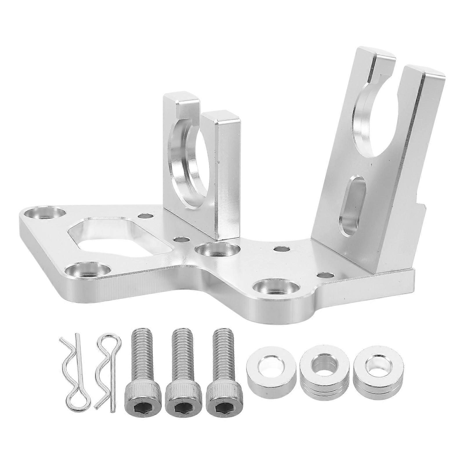 Transmission Shifter Cable Bracket Made of Aluminum Alloy for Car Use Silver Compact Design Easy to Install