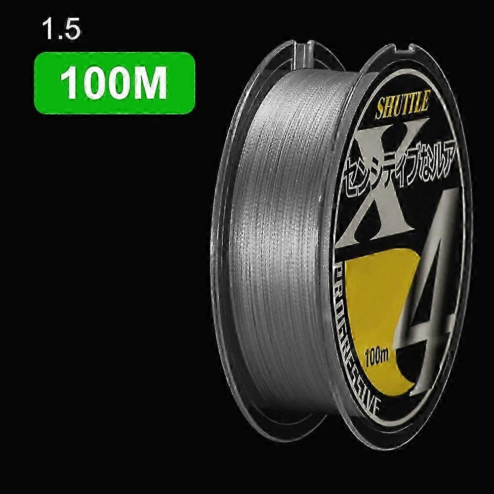 PE geflochtener Angeldraht 100m 4 Stränge stark abriebfest