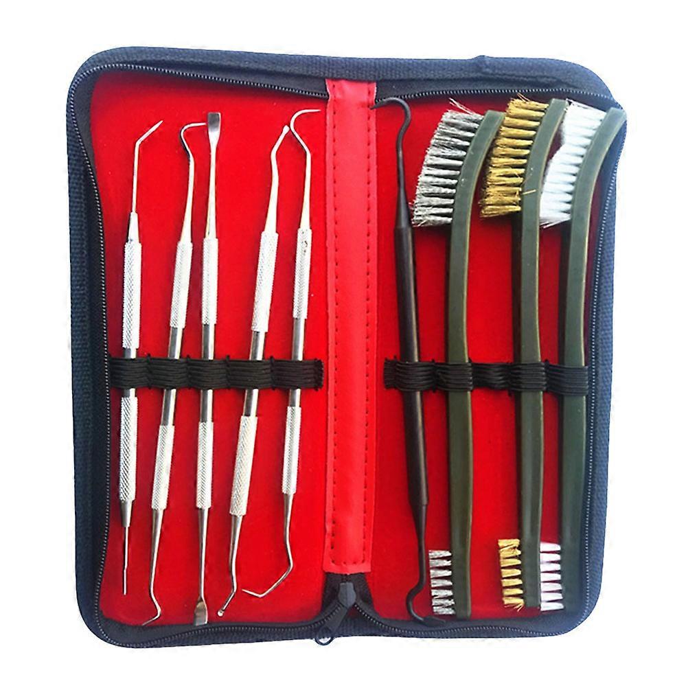 Copper Wire Tube Cleaning Brush Set for Portable Household Use 9 in 1
