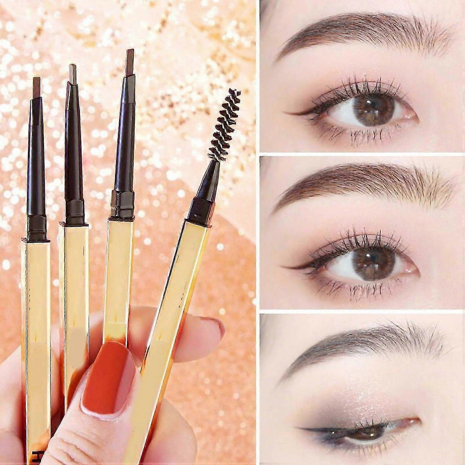 2025 Latest Model Eyebrow Pencil Waterproof Small Gold Bar Small Triangle Prof...