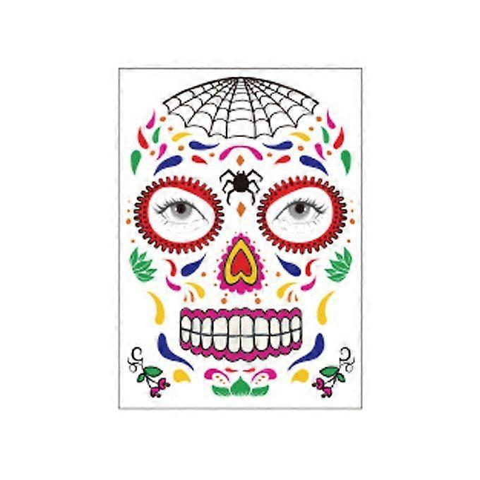 Halloween Temporary Face Tattoos Halloween Makeup Stickers