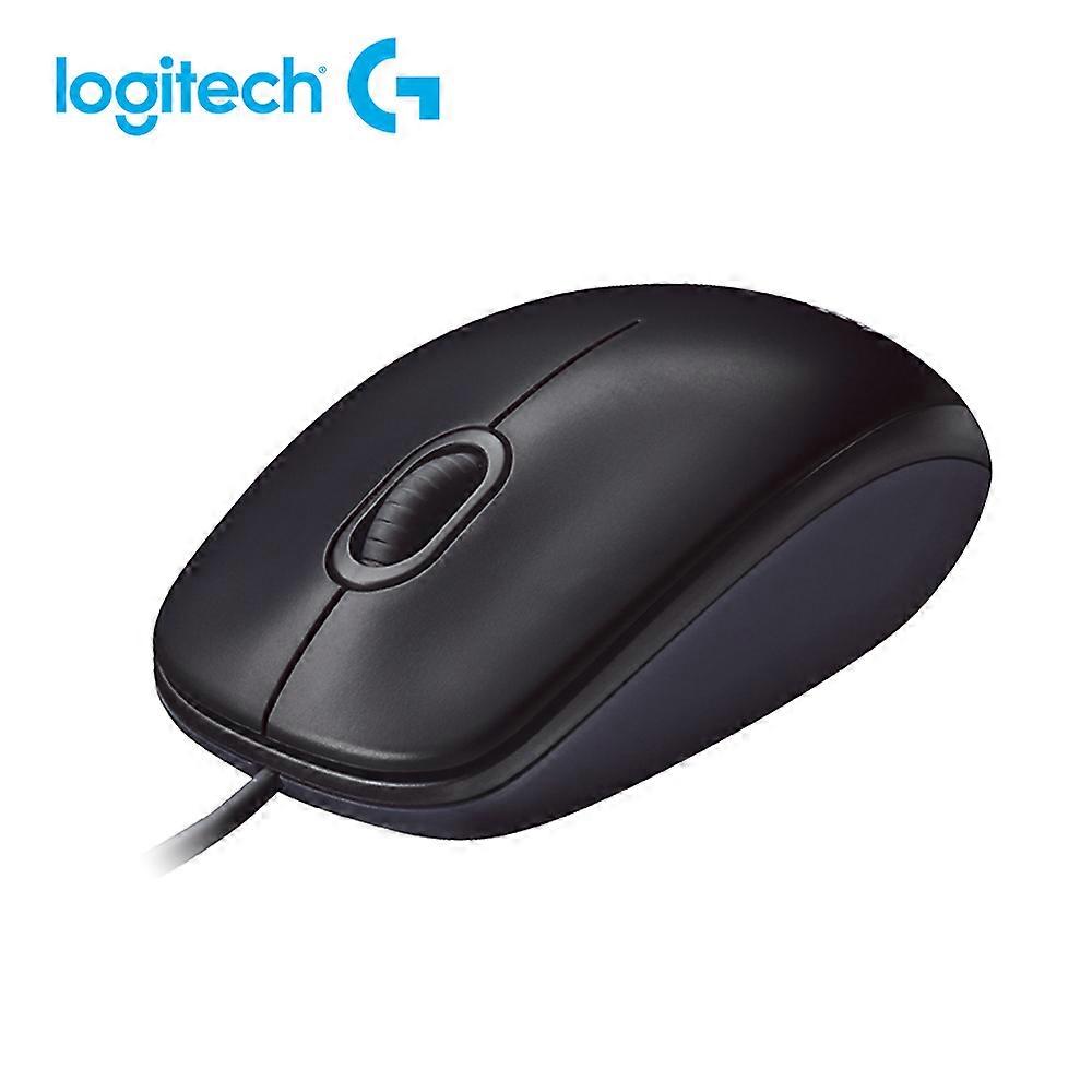 Logitech M90 Corded Mouse Universal Office Classroom Mouse Optical Tracking Full-size Design 1000dpi for PC Laptop