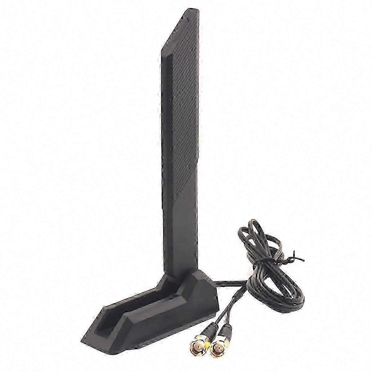 Optimized External WiFi 6 6E Tri-Band Antenna with Magnetic Base for PC Desk - Supports 6GHz, 5.8GHz, and 2.4GHz Frequencies