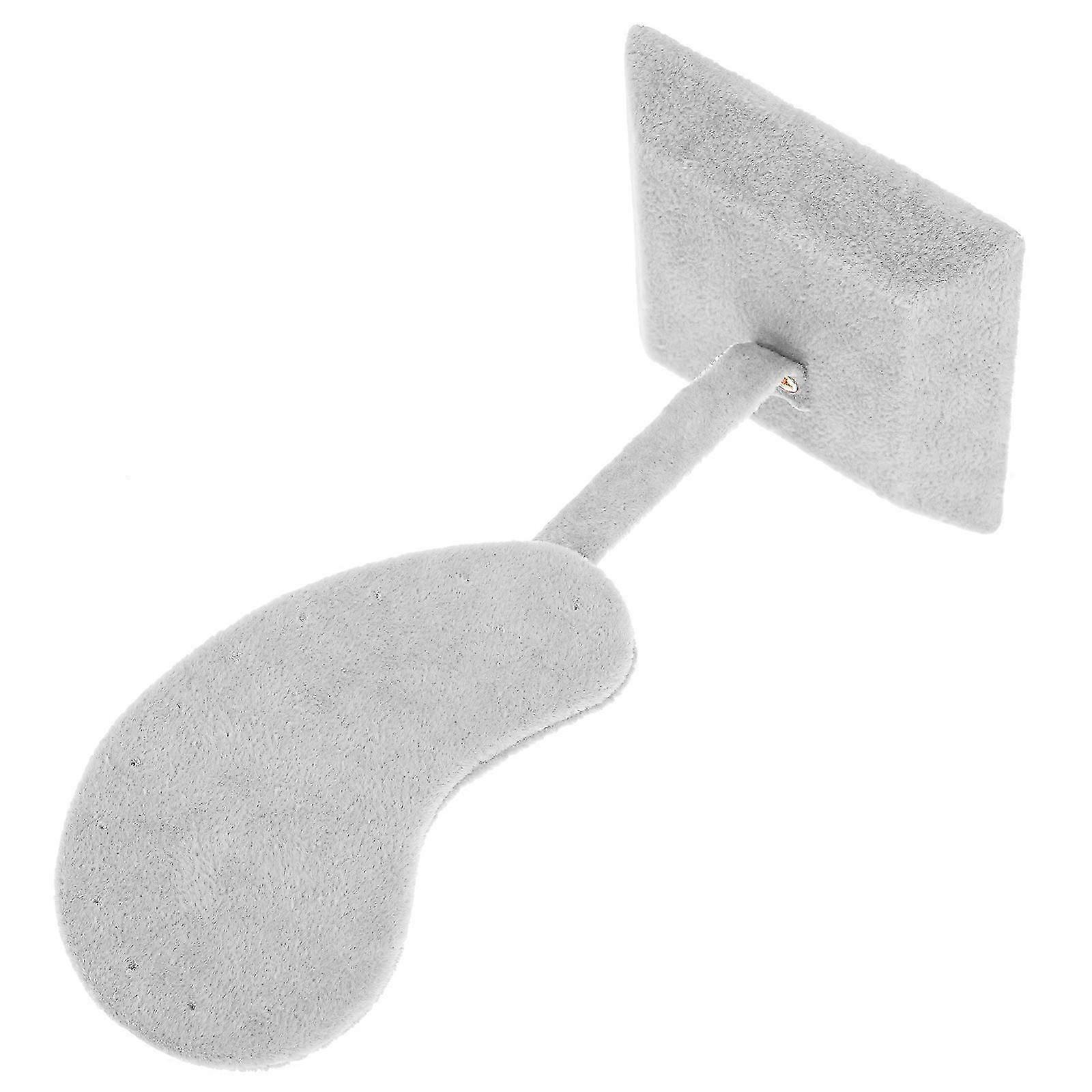 Jewelry Display Stand 3pcs Ear Shape Earring Holder For Trade Grey Simple Sorting