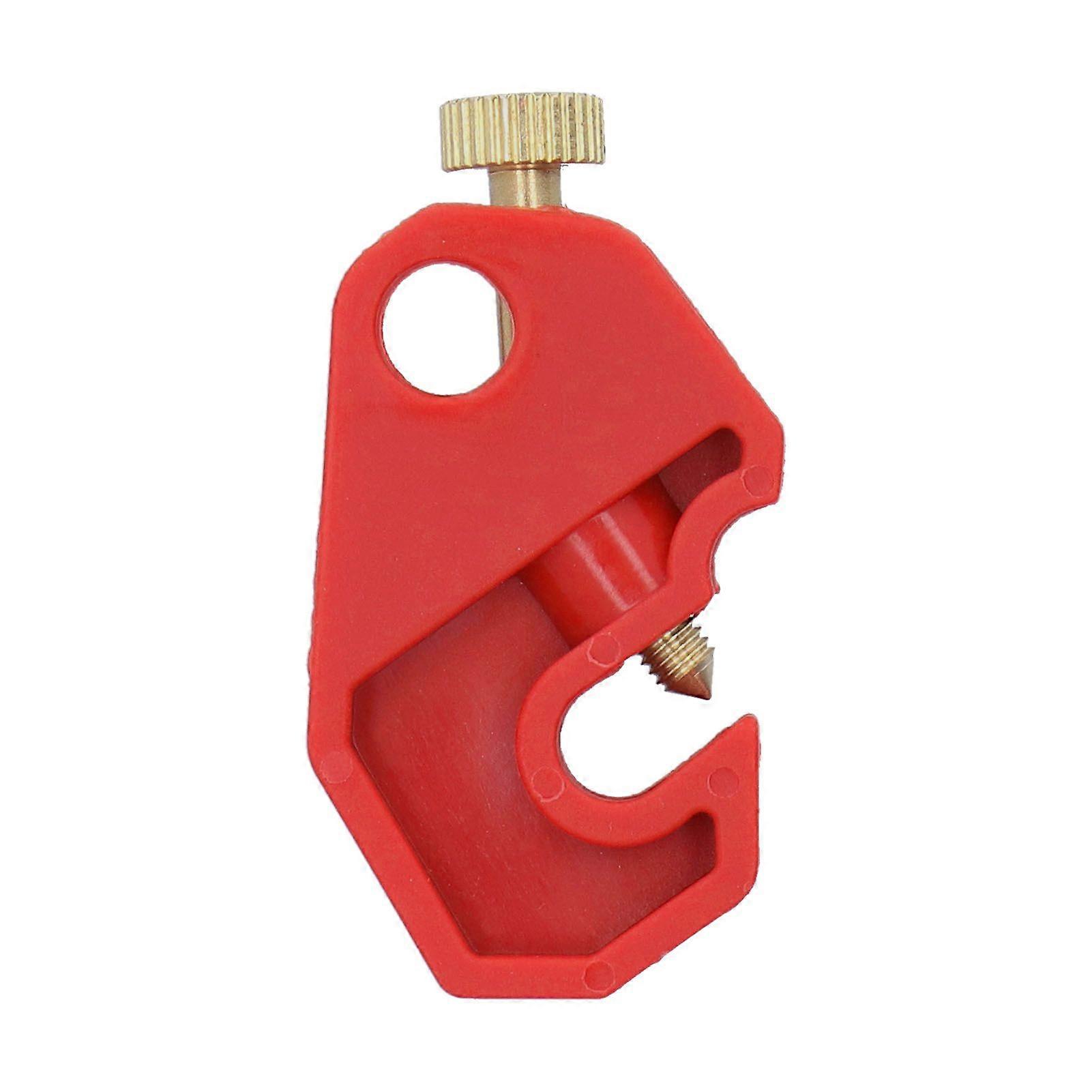 Circuit Breaker Lockout Air Switch Safety Keyless Lock 10mm/0.4in Lockhole with Gold Screw Knob Tool Free