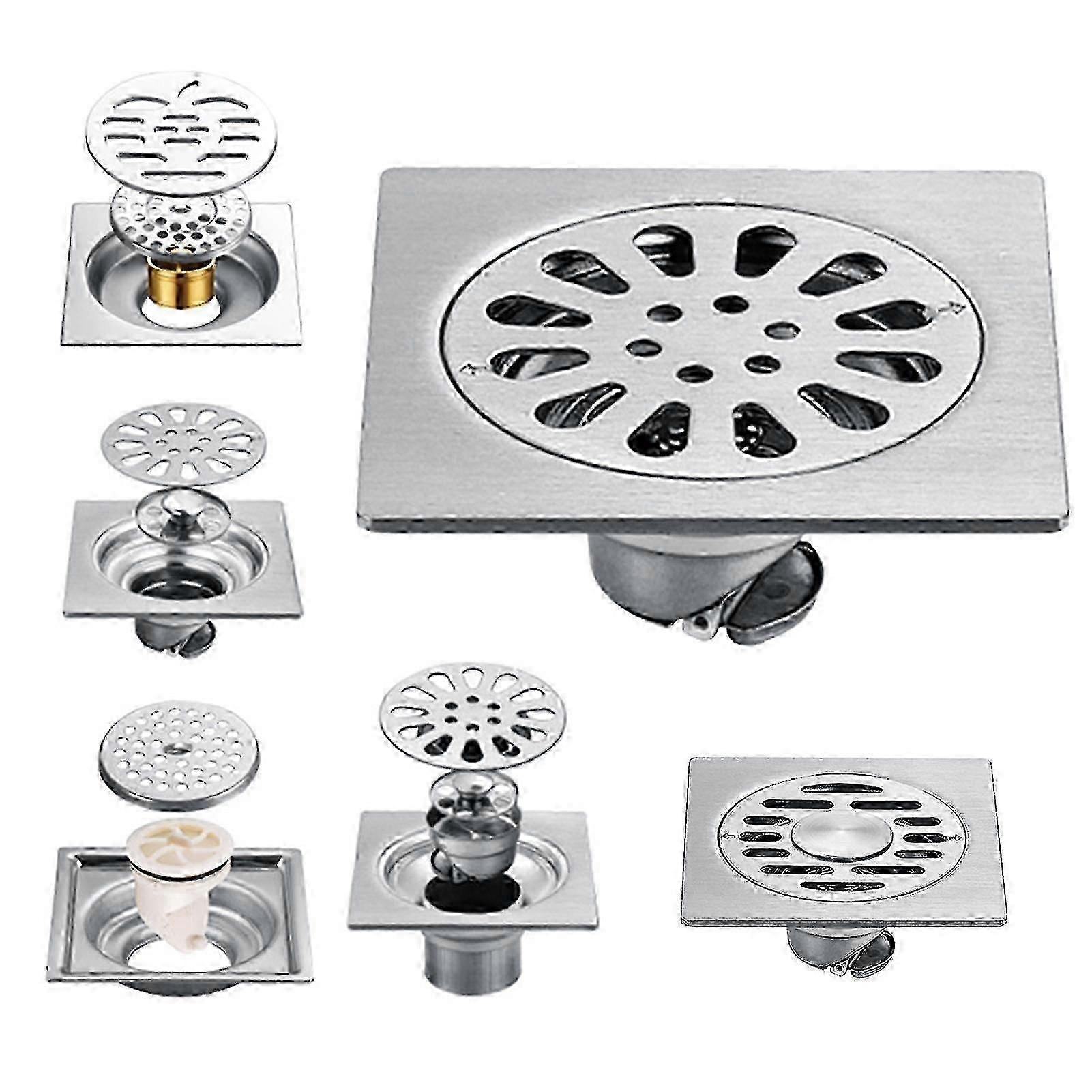 Høj hårdhed anti-backwater bruser gulvafløb til badeværelse - holdbar og robust