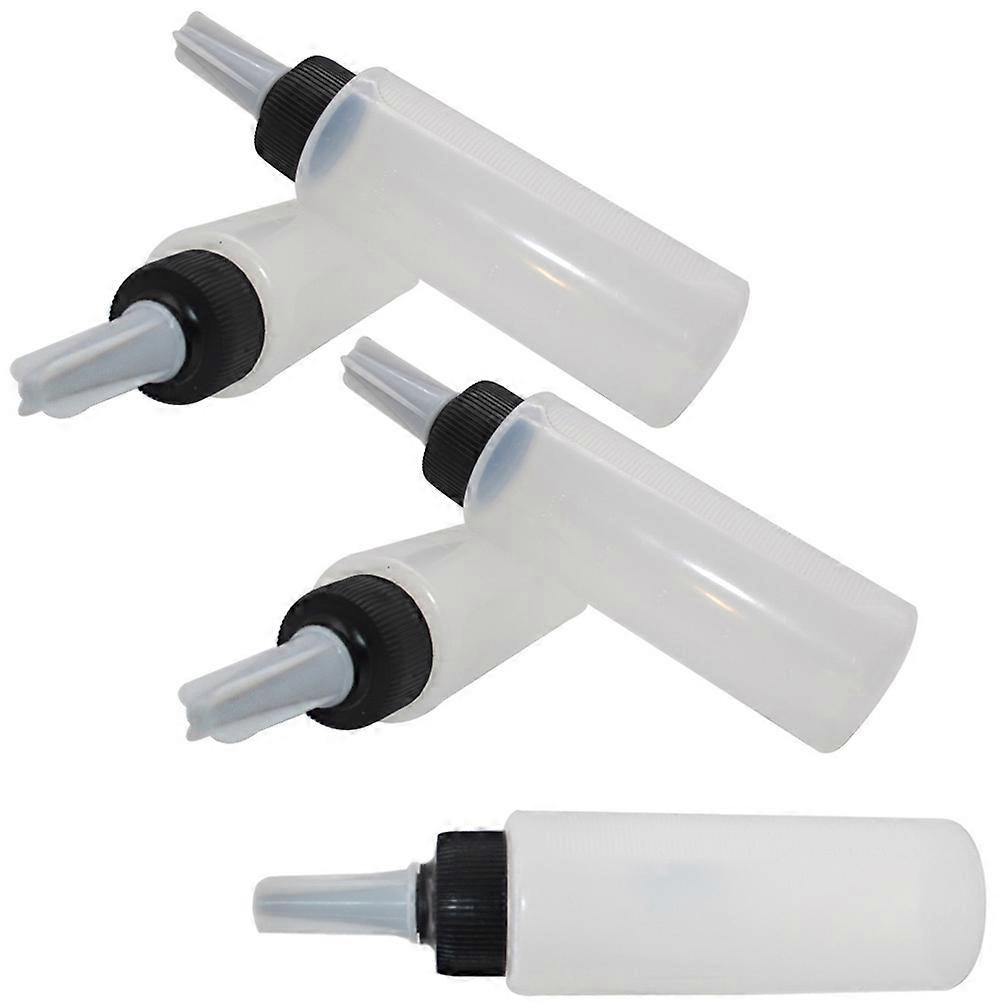 Wash Bottles 5Pcs White Plastic Squeeze Bottle for Home Use Durable Reusability