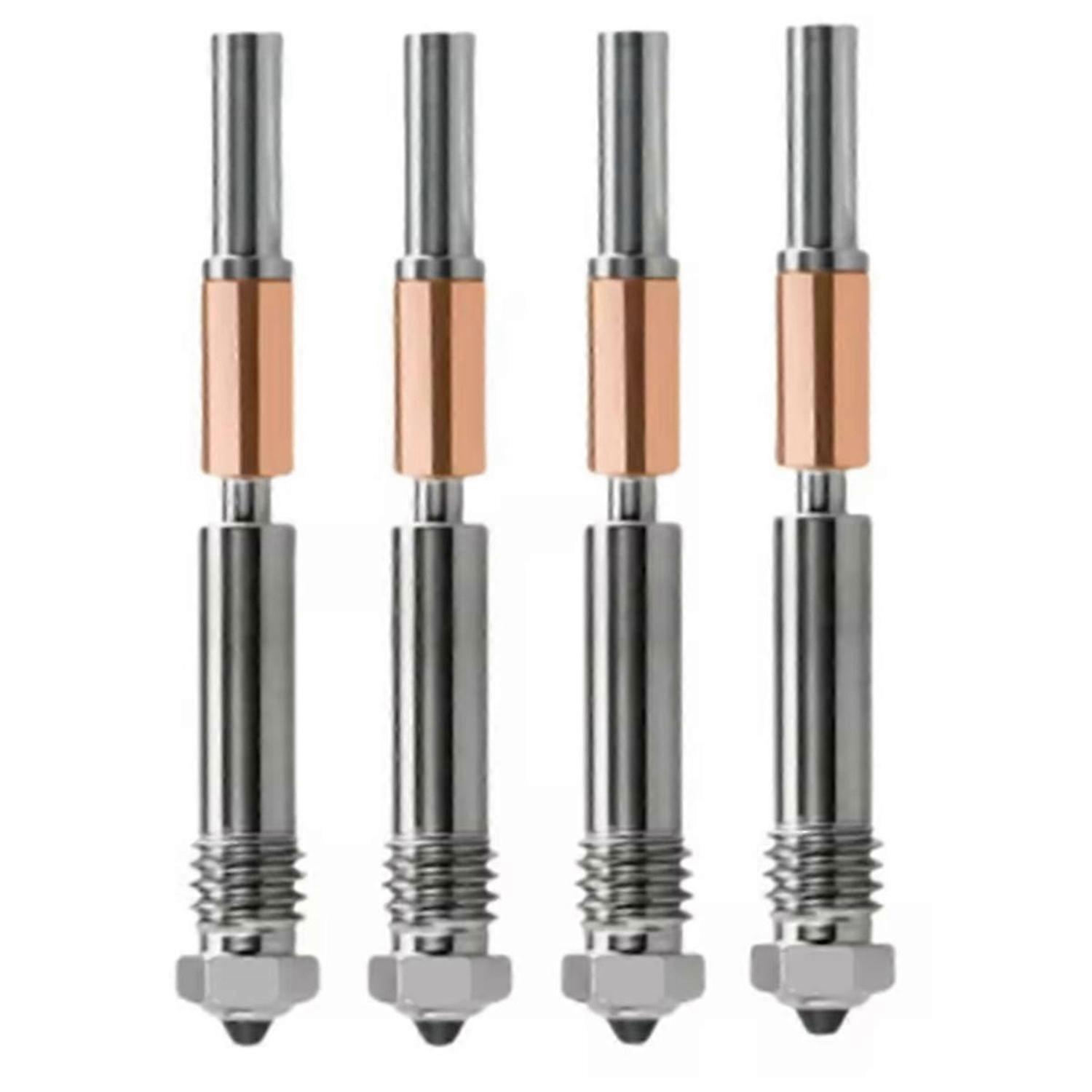 4PCS Printing Parts for Hotend for P1P X1C P1S X1 X1E V4.0 Upgrade Hot End Print Head 3D Printing Pa