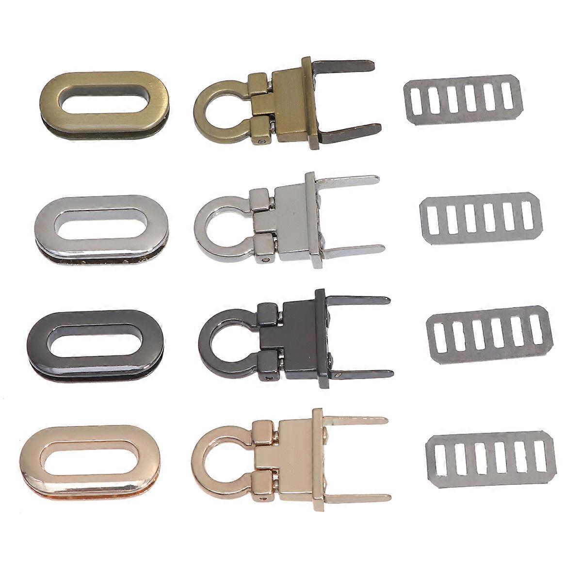 Durable Clasp Closure For Purses And Handbags Accessory 4Pcs Perfect For Fashion Bag Hardware