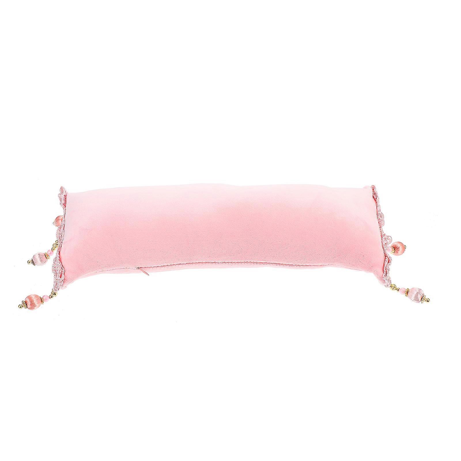 Pink Nail Pillow Hand Rest for Comfortable Manicure Use