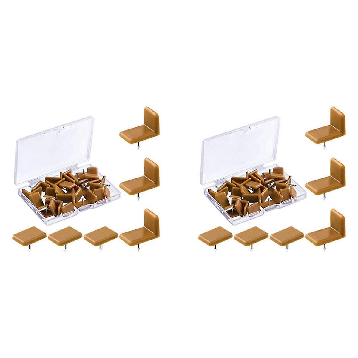 Plastic Drawer Glides and Slides Drawer Stoppers, Tack-in Drawer Tack Glide Plastic for Repairing Dr